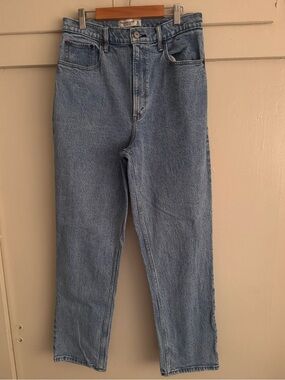 Abercrombie & Fitch Light Wash Straight-Leg Jeans